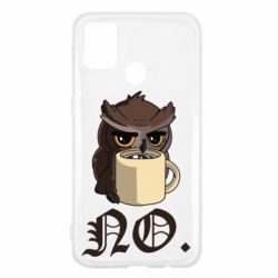 Чехол для Samsung M31 Owl and coffee - PrintSalon