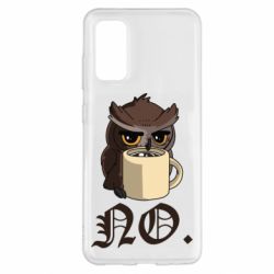 Чехол для Samsung S20 Owl and coffee - PrintSalon