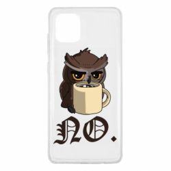 Чехол для Samsung Note 10 Lite Owl and coffee - PrintSalon