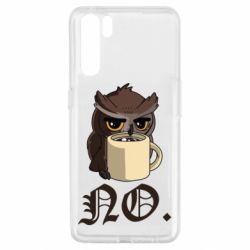 Чехол для Oppo A91/Reno3 Owl and coffee - PrintSalon