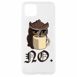 Чехол для Oppo A92s Owl and coffee - PrintSalon