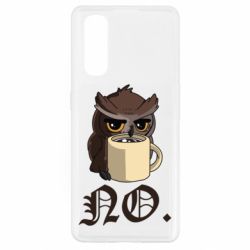 Чехол для Oppo Find X2 Owl and coffee - PrintSalon
