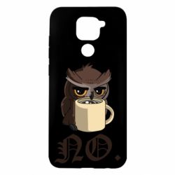 Чехол для Xiaomi Redmi Note 9/Redmi 10X Owl and coffee - PrintSalon