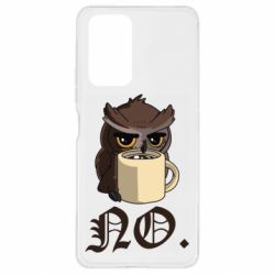 Чехол для Xiaomi Redmi Note 10 Pro Owl and coffee - PrintSalon