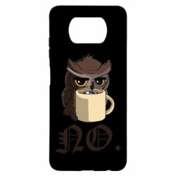 Чехол для Xiaomi Poco X3 Owl and coffee - PrintSalon