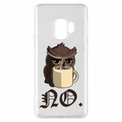 Чехол для Samsung S9 Owl and coffee - PrintSalon