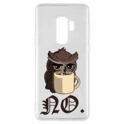 Чехол для Samsung S9+ Owl and coffee - PrintSalon