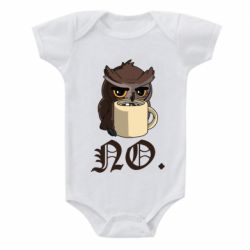 Детский бодик Owl and coffee - PrintSalon
