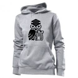 Женское худи Owl Lawyer - PrintSalon