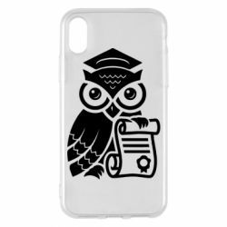 Чехол для iPhone X/Xs Owl Lawyer - PrintSalon