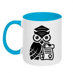 Чашка двокольорова Owl Lawyer
