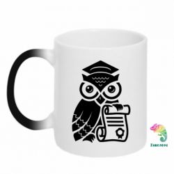 Чашка-хамелеон Owl Lawyer - PrintSalon