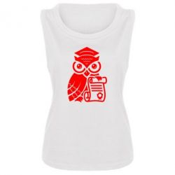 Женская майка Owl Lawyer - PrintSalon