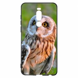 Чехол для Meizu Note 8 Owl on green field-PrintSalon Чехол для Meizu Note 8 Owl on green field