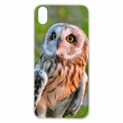 Чохол для Xiaomi Redmi 7A Owl on green field - PrintSalon