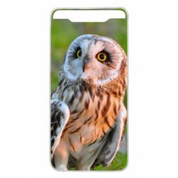 Чохол для Samsung A80 Owl on green field-PrintSalon Чохол для Samsung A80 Owl on green field