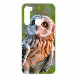 Чохол для Xiaomi Redmi Note 8 Owl on green field