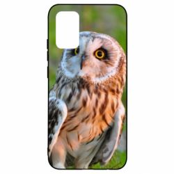 Чехол для Samsung A02s/M02s Owl on green field