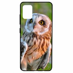 Чохол для Samsung A51 Owl on green field-PrintSalon Чохол для Samsung A51 Owl on green field