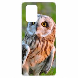Чохол для Samsung S10 Lite Owl on green field - PrintSalon