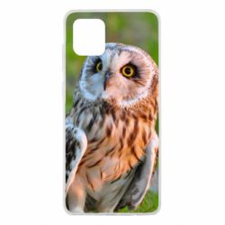 Чохол для Samsung Note 10 Lite Owl on green field - PrintSalon
