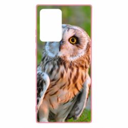Чохол для Samsung Note 20 Ultra Owl on green field - PrintSalon