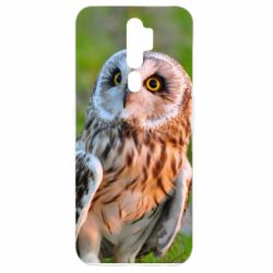 Чохол для Oppo A5/A9 2020 Owl on green field-PrintSalon Чохол для Oppo A5/A9 2020 Owl on green field