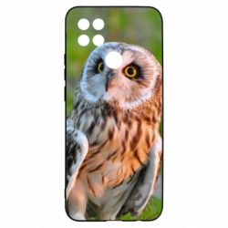 Чохол для Oppo A15s / A15 Owl on green field - PrintSalon