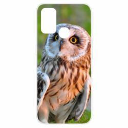Чохол для Oppo A53 / A32 / A33Owl on green field - PrintSalon