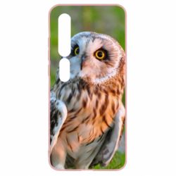 Чохол для Xiaomi Mi10 / 10 Pro Owl on green field - PrintSalon