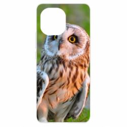Чохол для Xiaomi Mi11 Owl on green field - PrintSalon
