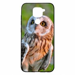 Чохол для Xiaomi Redmi Note 9 / Redmi 10X Owl on green field-PrintSalon Чохол для Xiaomi Redmi Note 9 / Redmi 10X Owl on green field