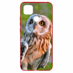 Чехол для Xiaomi Redmi 9c Owl on green field-PrintSalon Чехол для Xiaomi Redmi 9c Owl on green field