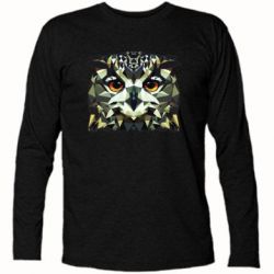 Футболка с длинным рукавом Owl Vector - PrintSalon