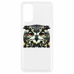 Чехол для Oppo Reno 4 Owl Vector - PrintSalon