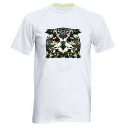 Мужская футболка для спорта Owl Vector - PrintSalon