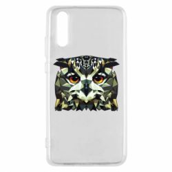 Чехол для Huawei P20 Owl Vector - PrintSalon