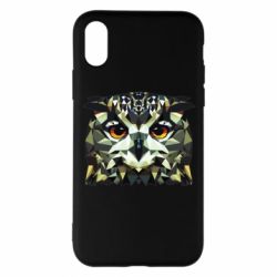 Чехол для iPhone X/Xs Owl Vector - PrintSalon