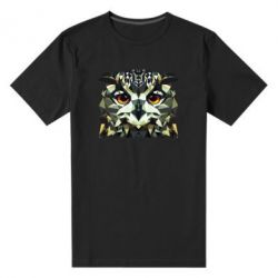 Мужская футболка премиум Owl Vector - PrintSalon