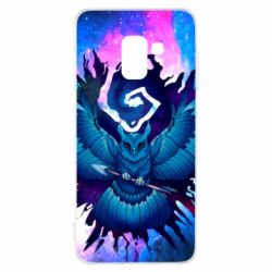 Чохол для Samsung A8 2018 Owl with an arrow in space - PrintSalon