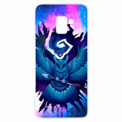 Чехол для Samsung A8+ 2018 Owl with an arrow in space