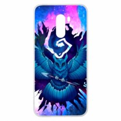 Чохол для Xiaomi Pocophone F1 Owl with an arrow in space - PrintSalon
