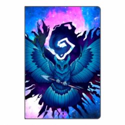 Блокнот з принтом Owl with an arrow in space - PrintSalon
