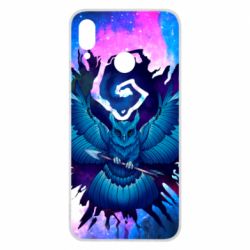 Чохол для Huawei P Smart Plus 2018 Owl with an arrow in space-PrintSalon Чохол для Huawei P Smart Plus 2018 Owl with an arrow in space