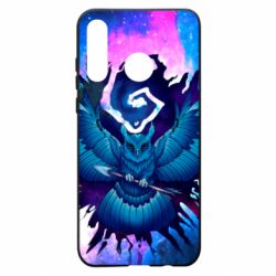 Чохол для Huawei P30 Lite Owl with an arrow in space - PrintSalon