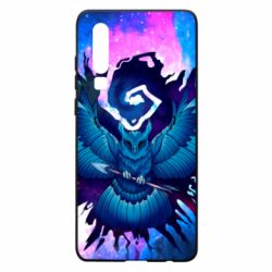 Чехол для Huawei P30 Owl with an arrow in space