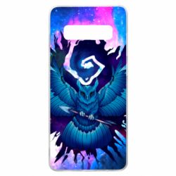Чохол для Samsung S10+ Owl with an arrow in space - PrintSalon