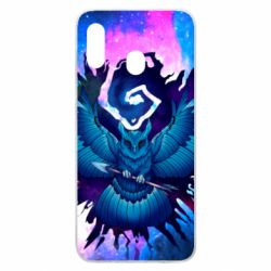 Чохол для Samsung A20 Owl with an arrow in space - PrintSalon