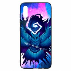Чохол для Samsung A70 Owl with an arrow in space - PrintSalon