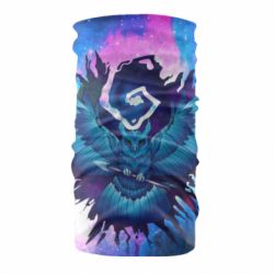 Бандана Owl with an arrow in space - PrintSalon